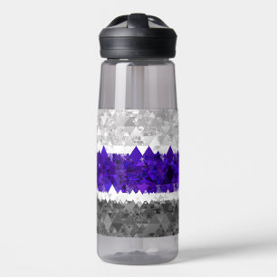 Boho-Geometrischer-Mod-Retro-Greygender-Stolz-Flag Trinkflasche