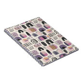 Boho geometrisches abstraktes Muster Notizblock (Rechte Seite)