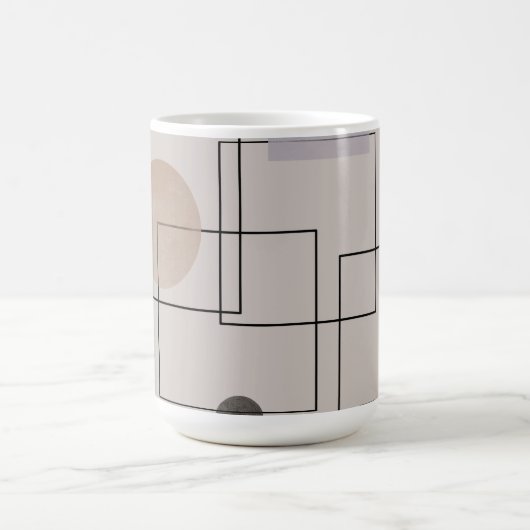 Boho Geometry Morphing 15 oz Verwandlungstasse (Zentrum)