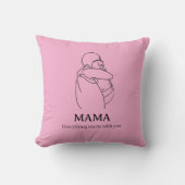 Boho-Geschenk für Mama Kissen (Vorderseite)
