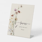 Boho-Geschenke Schild (Vorderseite)