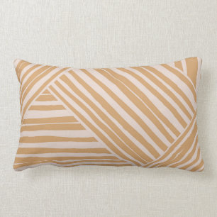 Boho gestreiftes Kissen neutraler Studentendekor