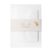 Boho getrocknete Blume und Pampas-Gras-Hochzeit Einladungsbanderole (Vorderseite Beispiel)