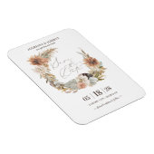 Boho getrocknete Blumenpampas Grass Herbst Magnet (Rechte Seite)