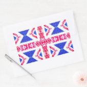 boho Gewerkschaft Jack Rechteckiger Aufkleber (Umschlag)
