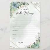 Boho gibt grünes Blattwerk für die Mama (Vorderseite)