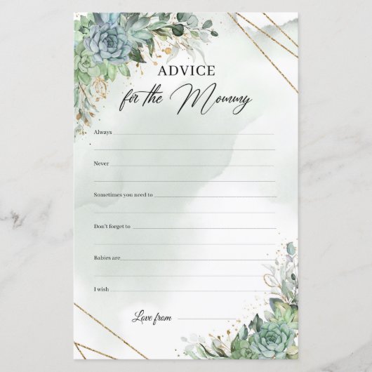 Boho gibt grünes Blattwerk für die Mama (Vorderseite)