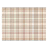 Boho-Gingham-Muster Karo kariert braun Tischdecke (Vorderseite (Horizontal))