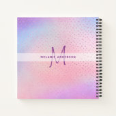 Boho GIRAFFE Baby Showplaner Notebook Journal Notizblock (Rückseite)