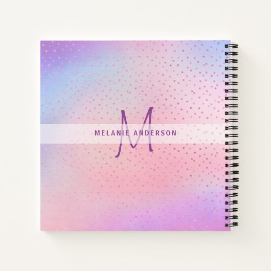 Boho GIRAFFE Baby Showplaner Notebook Journal Notizblock (Rückseite)