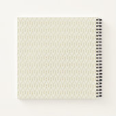 Boho GIRAFFE Baby Showplaner Notebook Journal Notizblock (Rückseite)