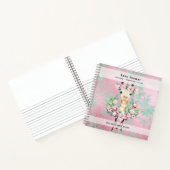Boho GIRAFFE Baby Showplaner Notebook Journal Notizblock (Innenseite)