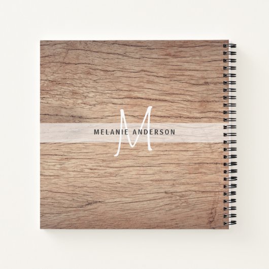 Boho GIRAFFE Baby Showplaner Notebook Journal Notizblock (Rückseite)