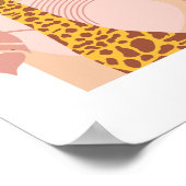 Boho Giraffe Jungle Pflanze Poster Wallfahrtskirch (Ecke)