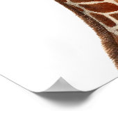 Boho Giraffe Mama + Babydusche Poster (Ecke)