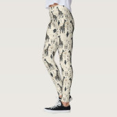 Boho-Giraffen-Stammesmuster Leggings (Links)