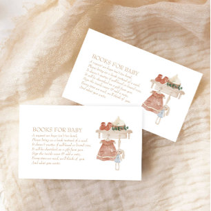 Boho Girl Bekleidungslinie Babyduschbücher für Bab Begleitkarte