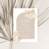 Boho Girl Bunny Rabbit Babydusche Einladung