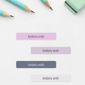 Boho Girl School Name Labels Etiketten