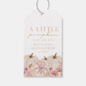 Boho Girls Pampas Grass Pumpkin Favor & Geschenkanhänger (Vorderseite)