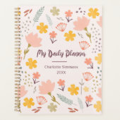 Boho Girly Personalisiert Daily Planer (Vorderseite)