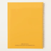 Boho Girly Personalisiert Daily Planer (Rückseite)