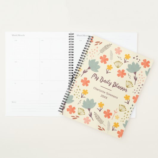 Boho Girly Personalisiert Daily Planer (Anzeige)