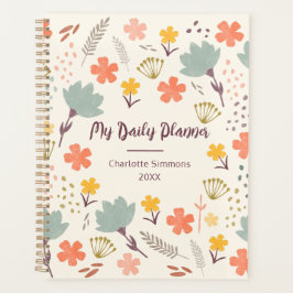 Boho Girly Personalisiert Daily Planer