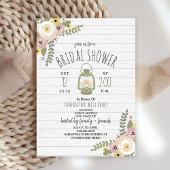 Boho Glamping Brautparty - Dusty Einladung