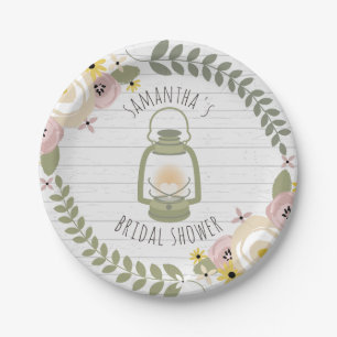 Boho Glamping Brautparty - Dusty Pappteller