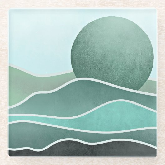 Boho Glasuntersetzer (Vorderseite)