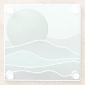 Boho Glasuntersetzer (Rückseite)