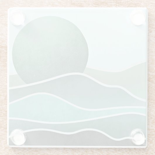 Boho Glasuntersetzer (Rückseite)