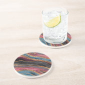 Boho Glitter-Achat-Getränkeuntersetzer Getränkeuntersetzer (Seite)