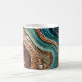 Boho Glitter Achat Kaffeetasse (Mittel)