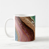 Boho Glitter Achat Kaffeetasse (Links)