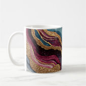 Boho Glitter Achat Kaffeetasse (Links)