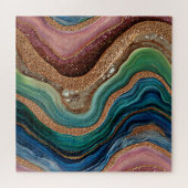 Boho Glitter Achat Puzzle (Horizontal)