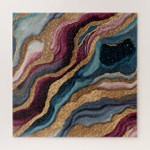 Boho Glitter Achat Puzzle (Horizontal)