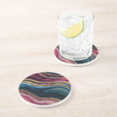Boho Glitter Achat Untersetzer (Seite)