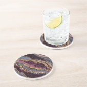 Boho Glitter Agat Untersetzer (Seite)