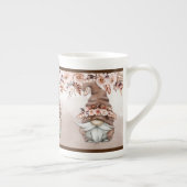 Boho Gnomes Bone China Tasse (Rechts)