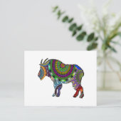 BOHO GOAT POSTKARTE (Stehend Vorderseite)