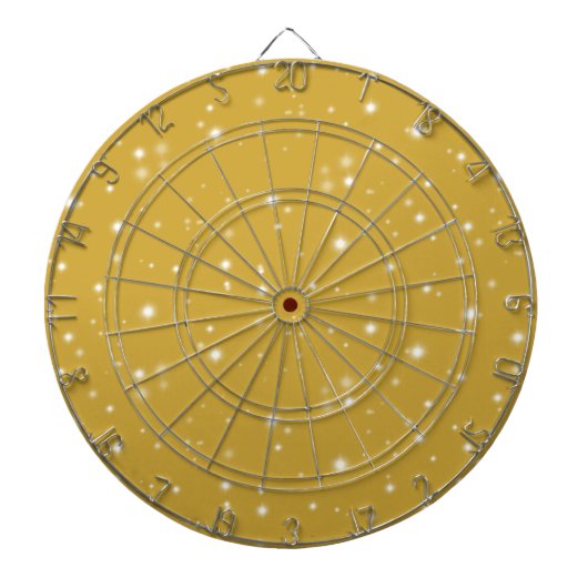 Boho Gold Starlight Dartscheibe (vorne)