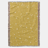 Boho Gold Starlight Decke (Vorderseite Vertikal)
