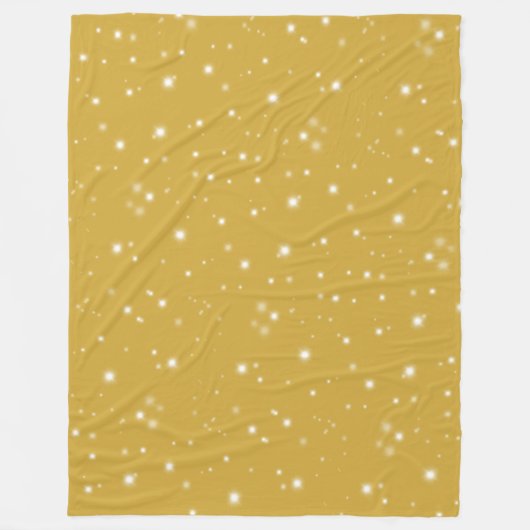 Boho Gold Starlight Fleecedecke (Vorderseite)