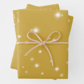 Boho Gold Starlight Geschenkpapier Set (Beispiel)