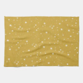 Boho Gold Starlight Geschirrtuch (Horizontal)
