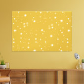 Boho Gold Starlight Leinwanddruck (Insitu (Wohnzimmer))