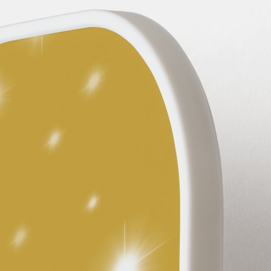 Boho Gold Starlight Pickleball Schläger (Linke Seite)